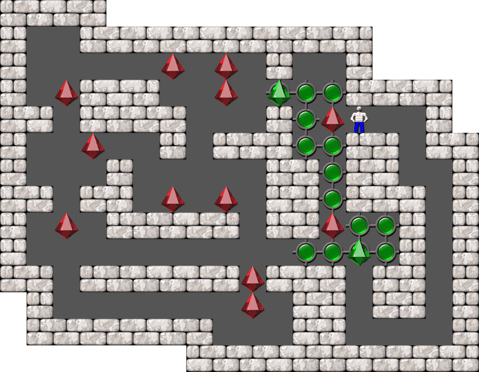 Sokoban Mass Remodel level 526